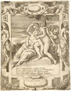 Issione abbraccia una nuvola credendo di abbracciare Giunone (dalla serie: Amorosi diletti degli Dei)